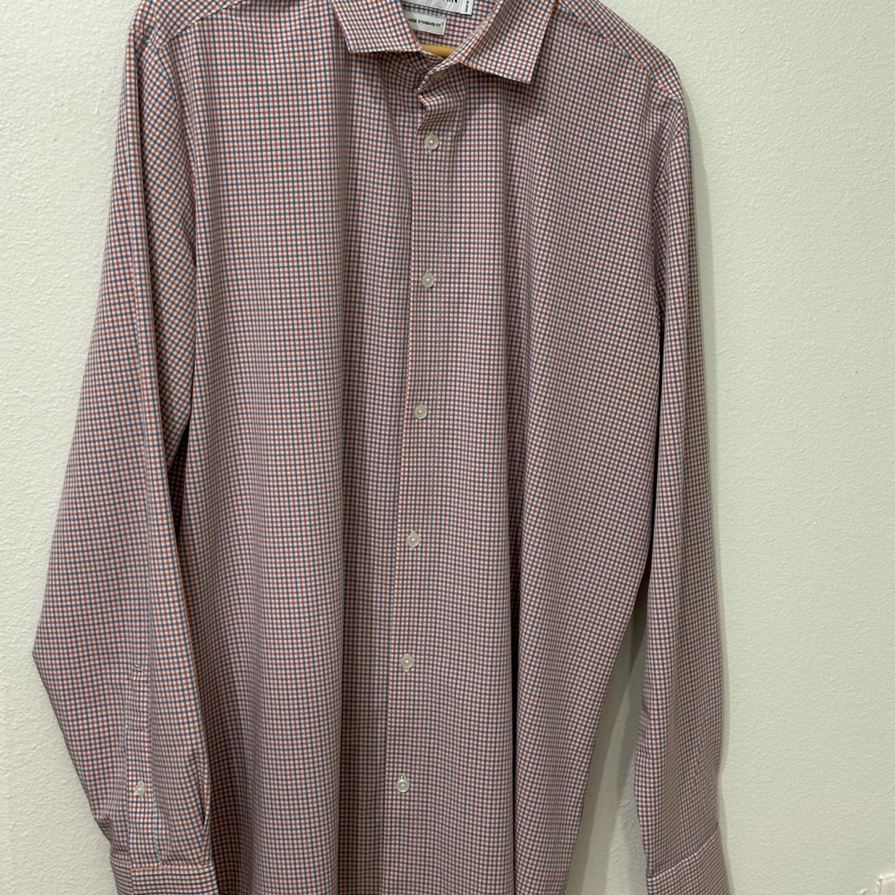 Mizzen+Main Red Casual Button Down Shirt